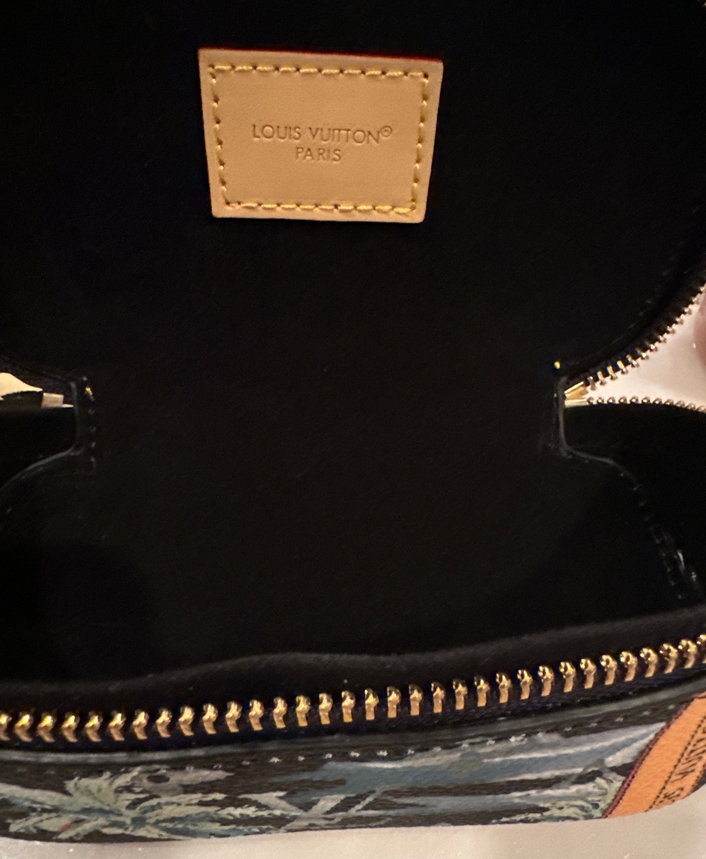 LV Black Sunglass Pouch