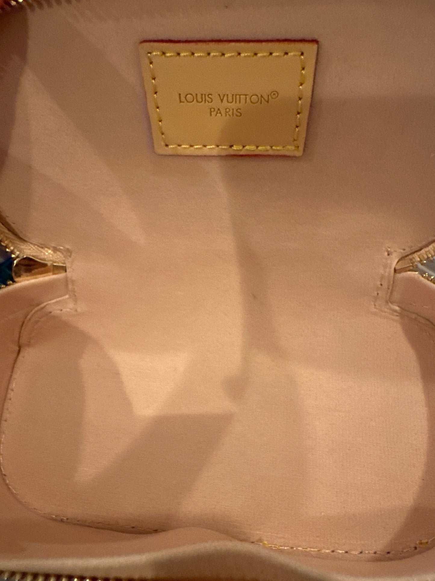 LV Peach Sunglass Pouch