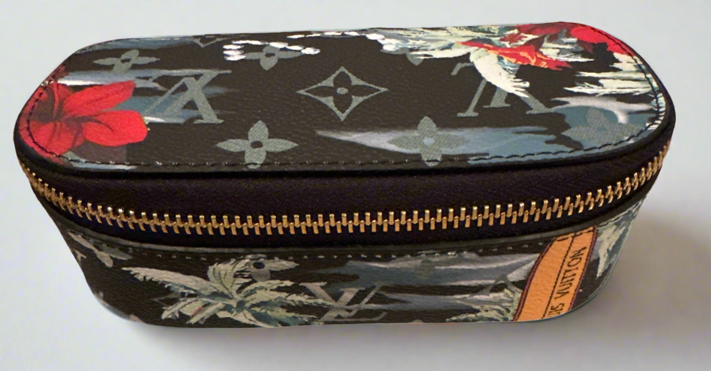 LV Black Sunglass Pouch