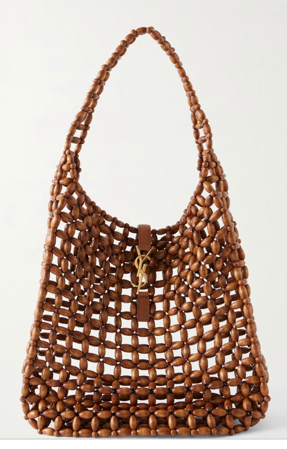 Y* Wooden Beaded Bag