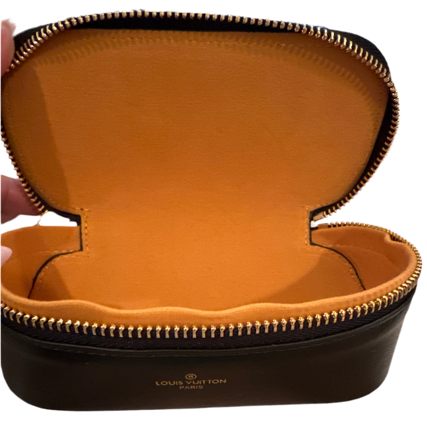 LV Brown Mono Sunglass Pouch