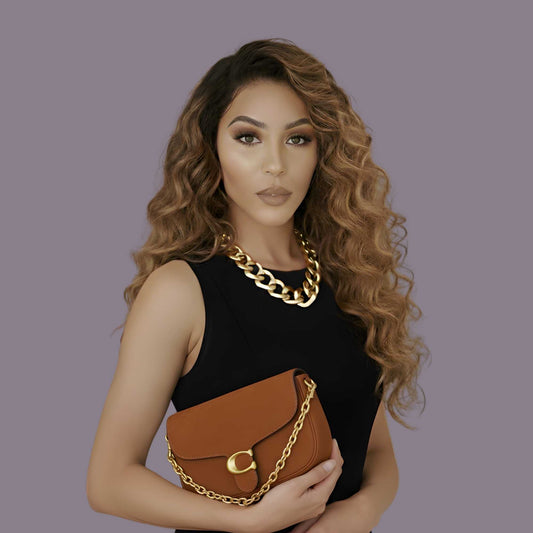 Brown Clutch