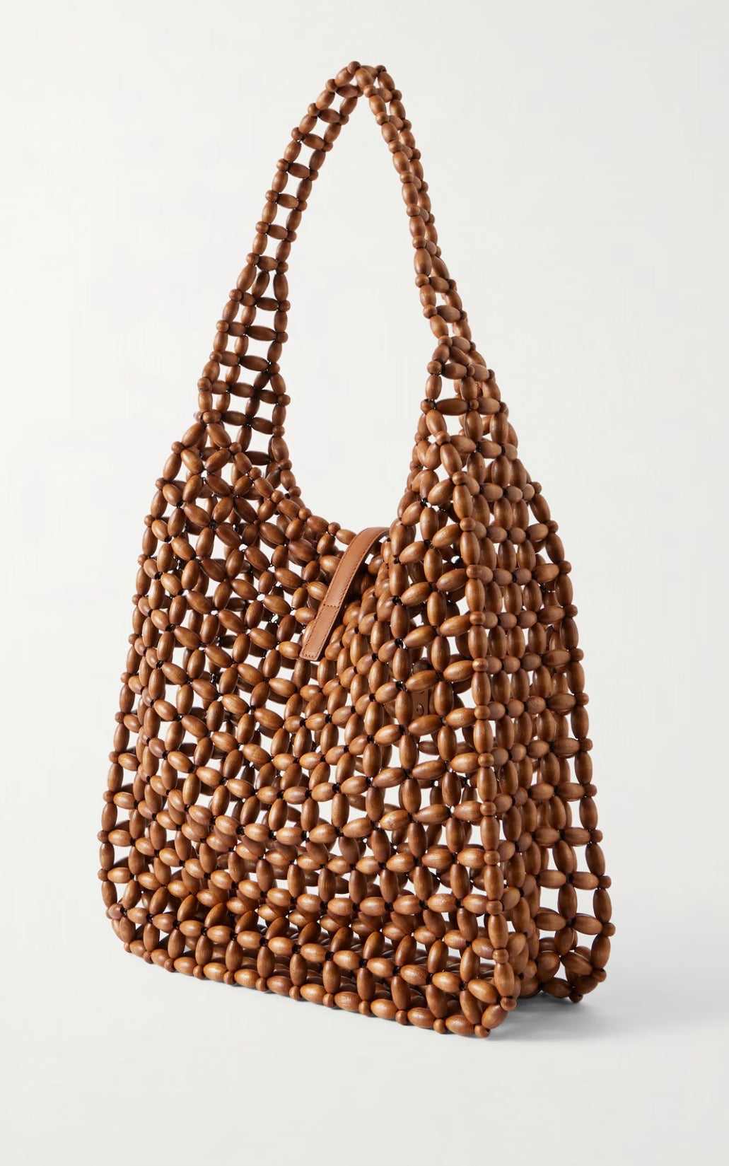 Y* Wooden Beaded Bag