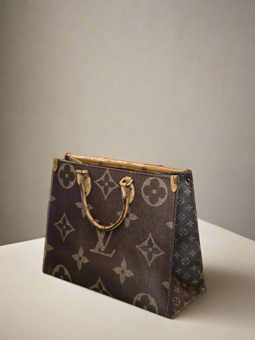 LV On-The-Go Monogram Large Brown Bag