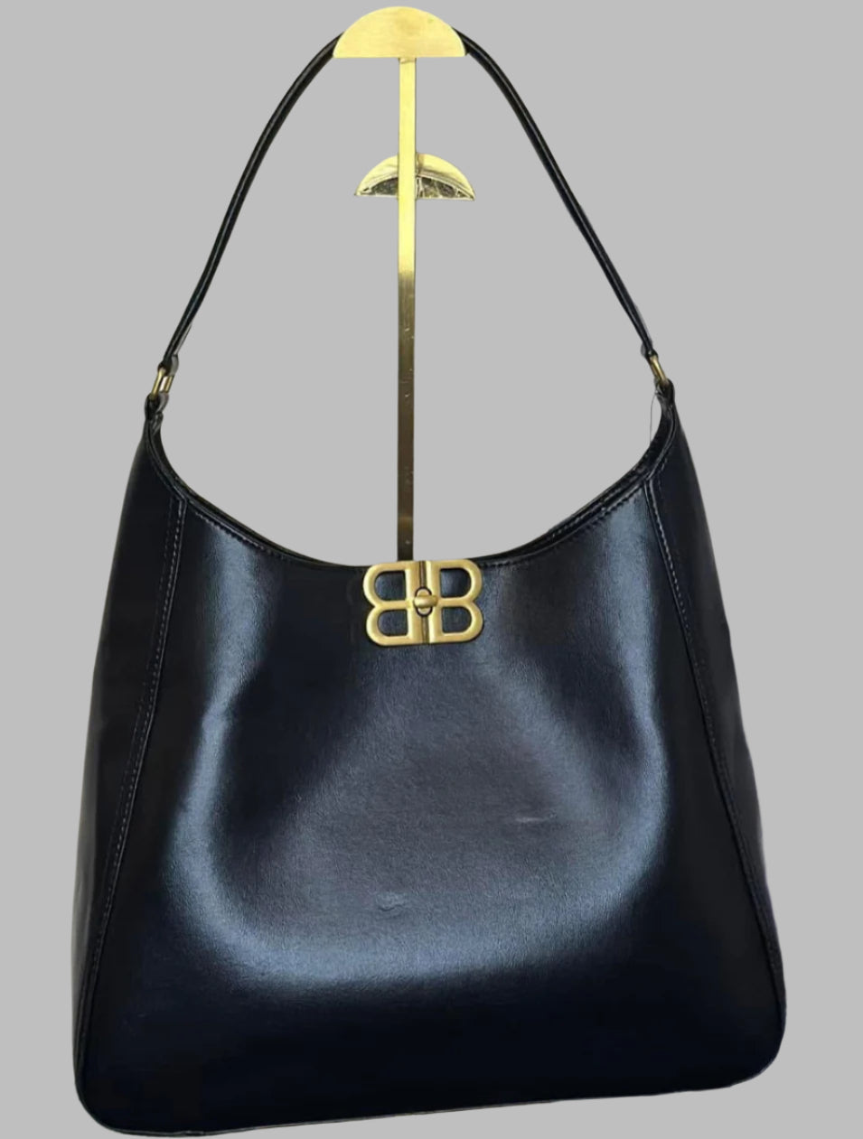 B Black Hobo Bag